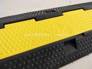 Cable Cover Molded Rubber Products 3 Channel Yellow Jacket Outdoor Cord Protector