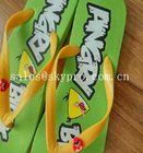 Cartoon Rubber Slipper Summer Beach Flip Flops Birds Design PVC Footwear SGS