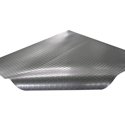ดํา Wearable เหรียญจับ Anti slip พีวีซีพื้นโรงรถอั้นพื้น Mat สําหรับโกดัง