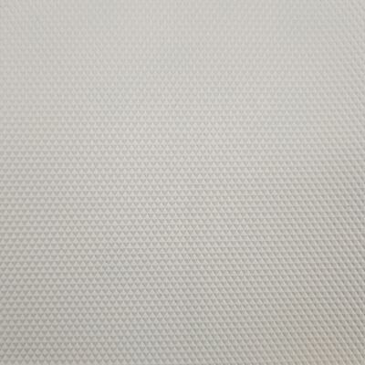 สายพานลำเลียงป้องกันไฟฟ้าสถิตลายเพชร PU สีขาวสำหรับเครื่องรีดแป้ง