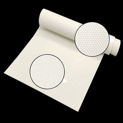 สายพานลำเลียงป้องกันไฟฟ้าสถิตลายเพชร PU สีขาวสำหรับเครื่องรีดแป้ง