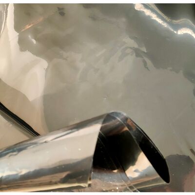 แผ่นพลาสติก PE สีดำสำหรับปลูกสตรอว์เบอร์รีในสวน เรือนกระจก ฟิล์มคลุมดินทางการเกษตร