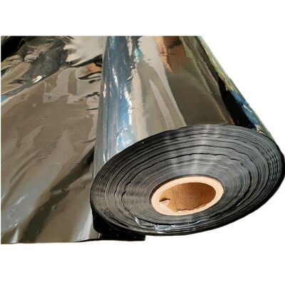 แผ่นพลาสติก PE สีดำสำหรับปลูกสตรอว์เบอร์รีในสวน เรือนกระจก ฟิล์มคลุมดินทางการเกษตร