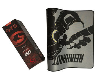 800 * 300 มม. Neoprene ผ้าดำม้วนแผ่นรองเมาส์เล่นเกมขนาดใหญ่