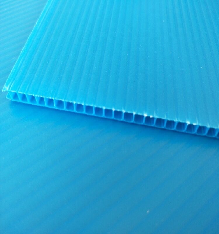 แผ่นพลาสติกลูกฟูก PP กันน้ำ รีไซเคิลได้ ขนาดกำหนดเอง สำหรับบรรจุภัณฑ์กล่อง